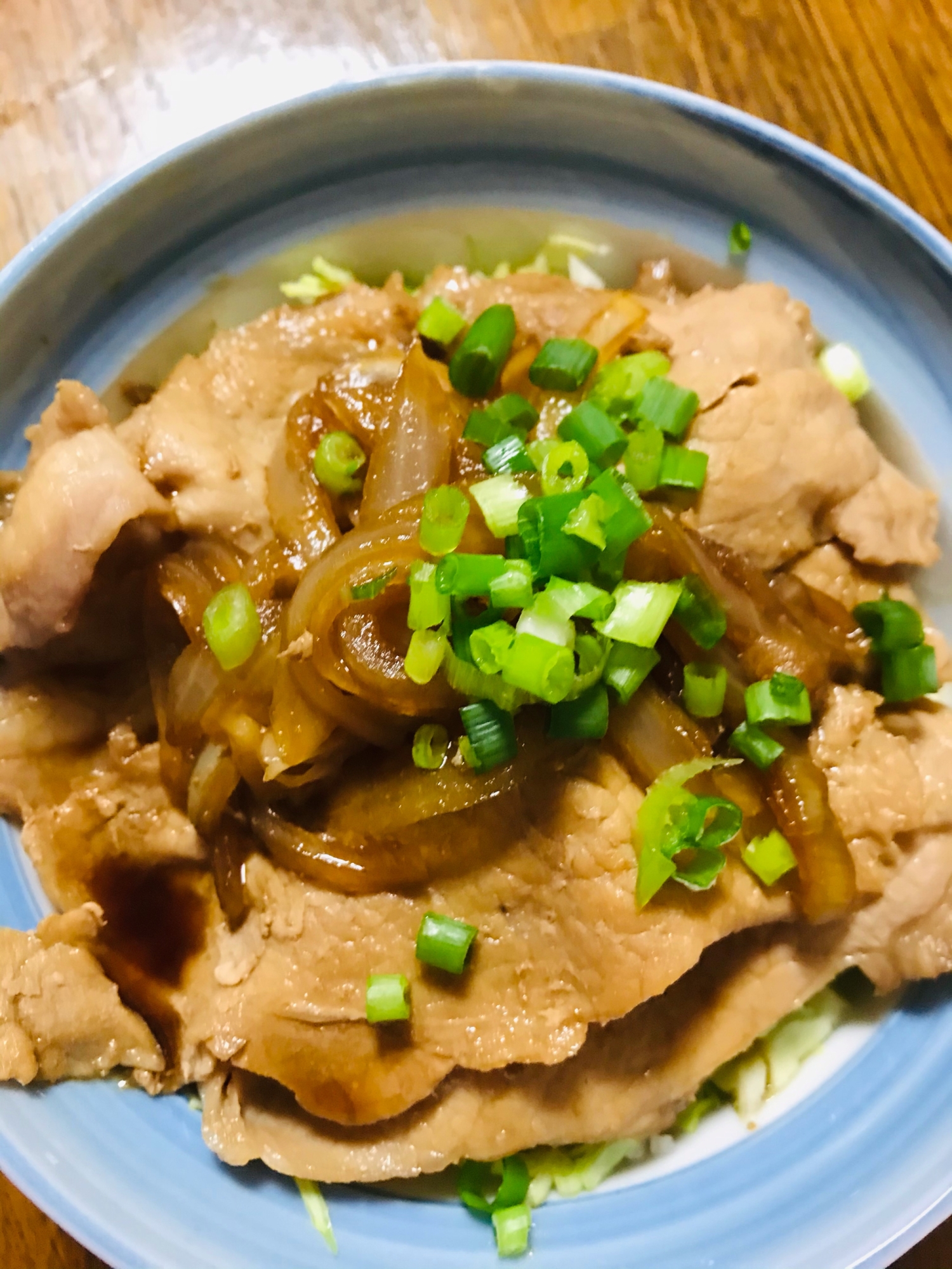 簡単な豚丼