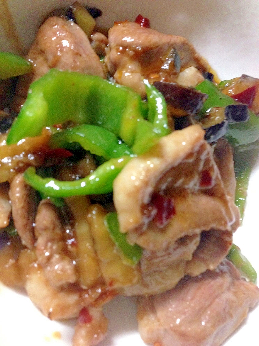 鶏肉となすの辛味噌炒め レシピ 作り方 By 子リスの台所 楽天レシピ