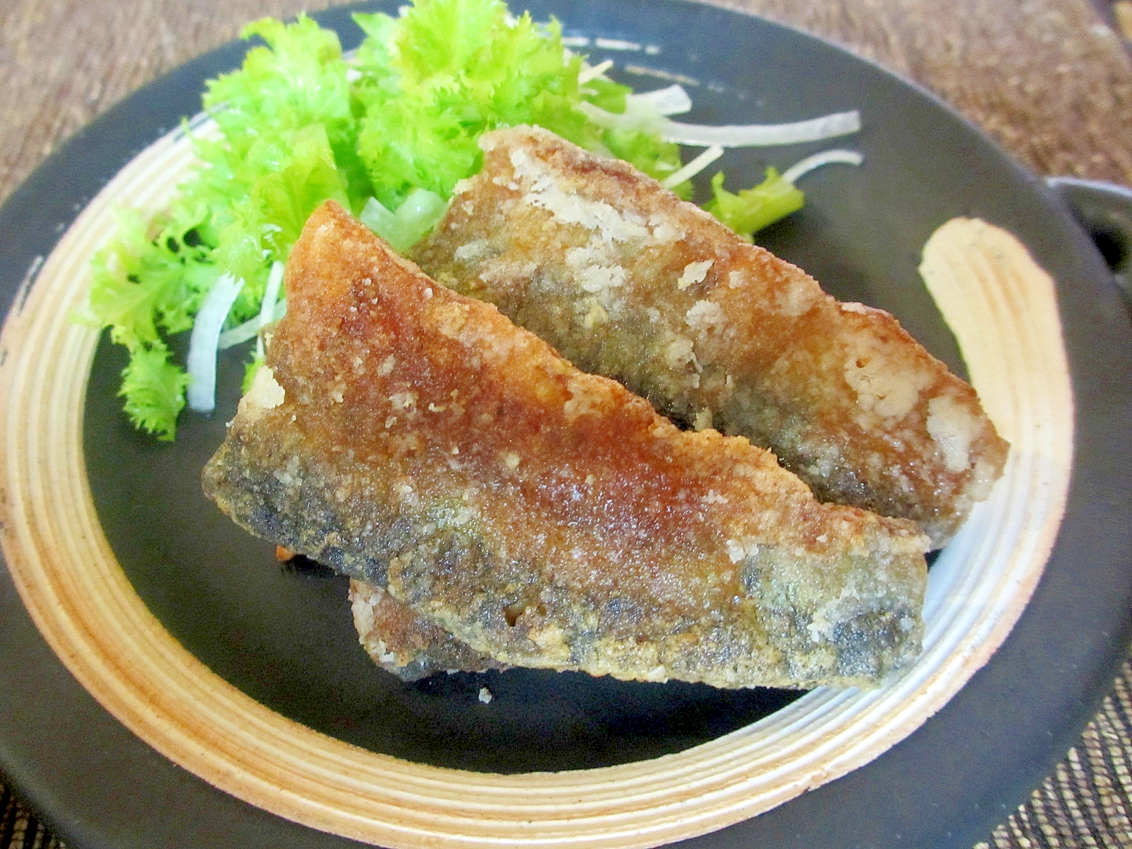 サンマの受カレーから揚げ