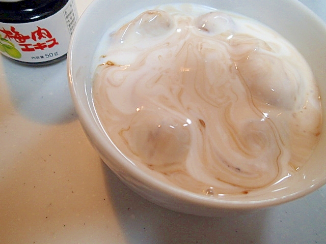 梅肉エキス入り ❤お餅とお団子のヨーグルト❤