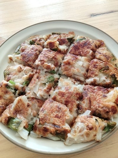 お手軽納豆チヂミ