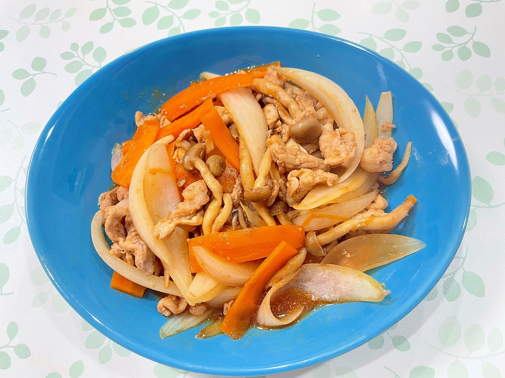 豚肉と野菜のケチャップソース炒め