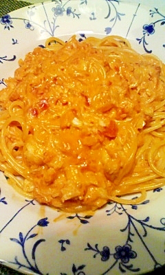 かに缶で簡単 カニのトマトクリームパスタ レシピ 作り方 By バムセ1028 楽天レシピ かに缶で簡単 カニのトマトクリームパスタ レシピ 作り方 By バムセ1028 楽天レシピ