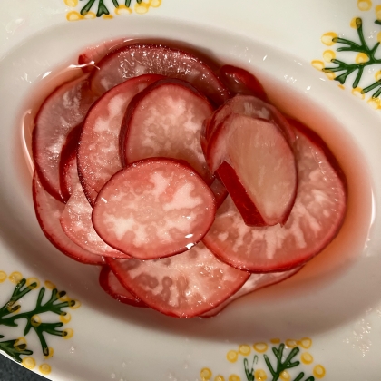 ビニール袋で簡単！ラディッシュの甘酢漬け