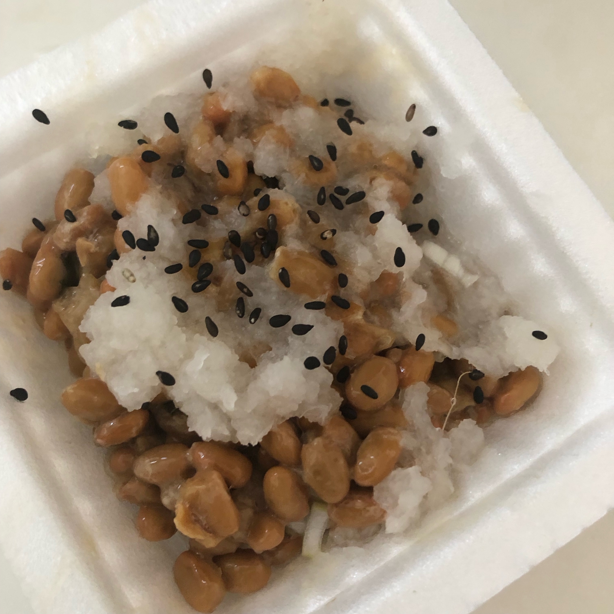 すりおろし大根の納豆