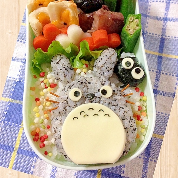 簡単キャラ弁 トトロのお弁当 レシピ 作り方 By Cherry05 楽天レシピ 簡単キャラ弁 トトロのお弁当 レシピ 作り方 By Cherry05 楽天レシピ