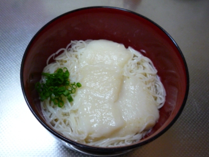 あったか　お餅入り にゅうめん☆