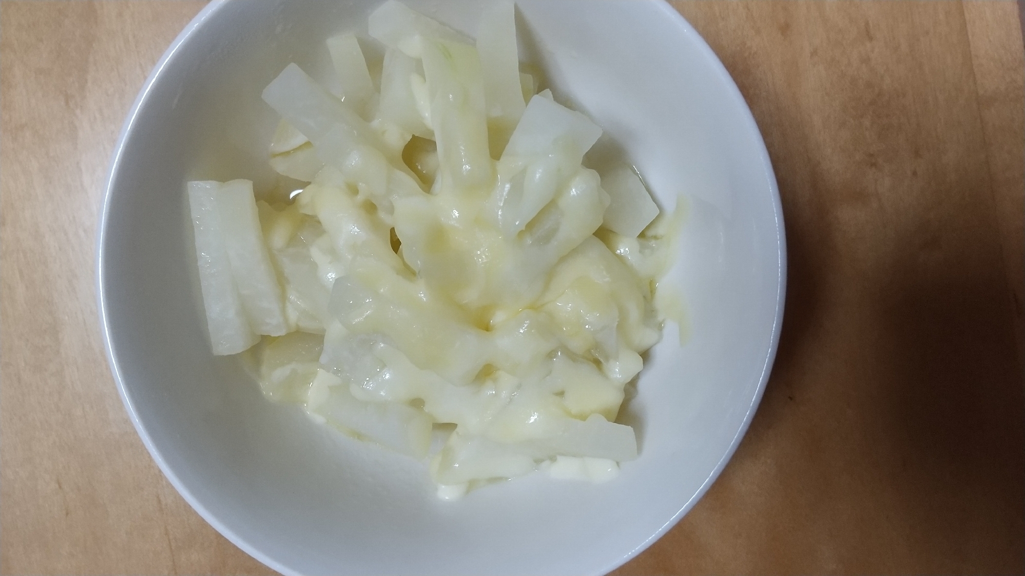 コールラビのチーズ煮