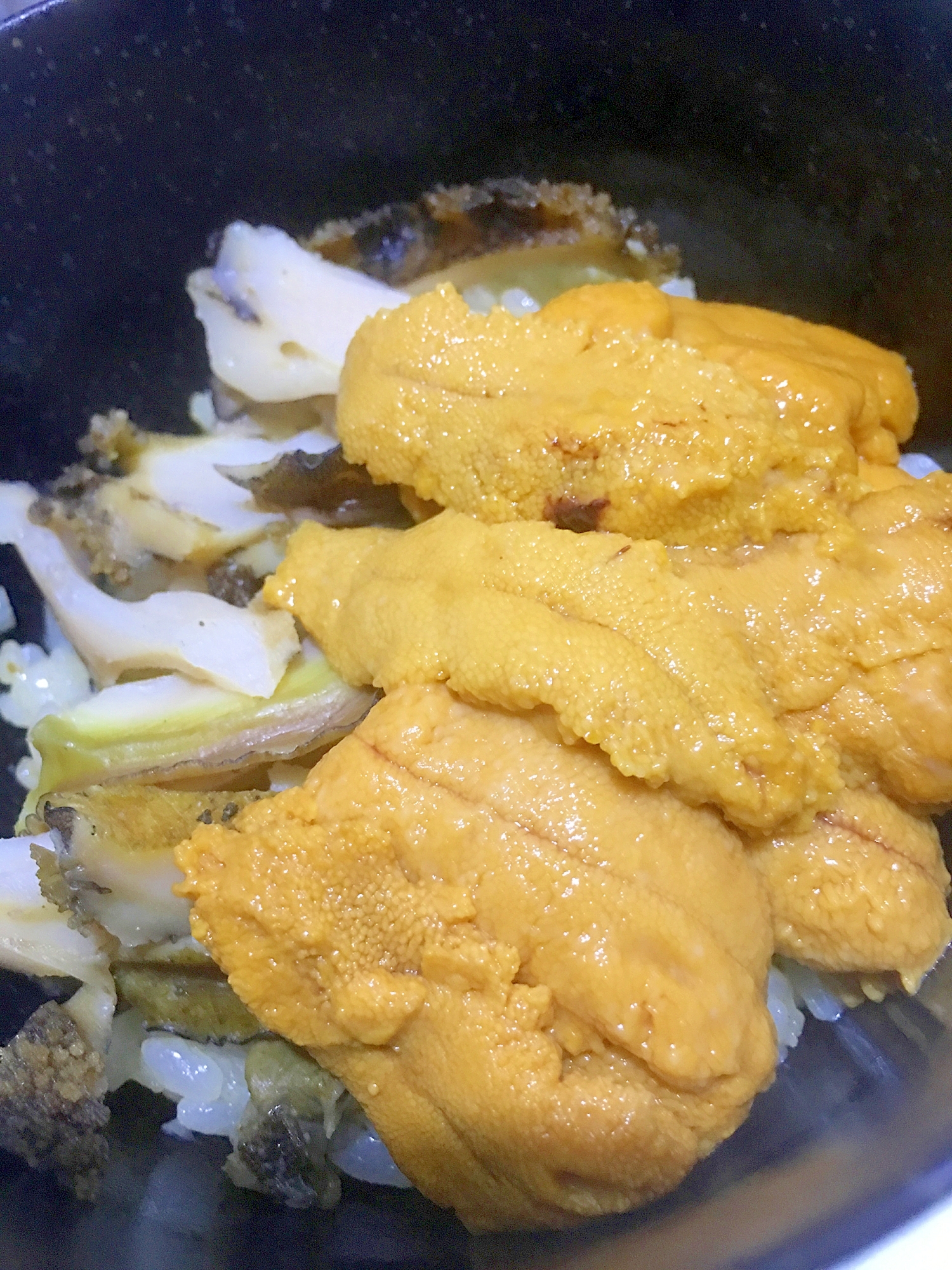 雲丹鮑丼