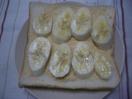 ヘルシー印のバナナトースト