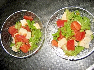 トマトと豆腐のサラダ