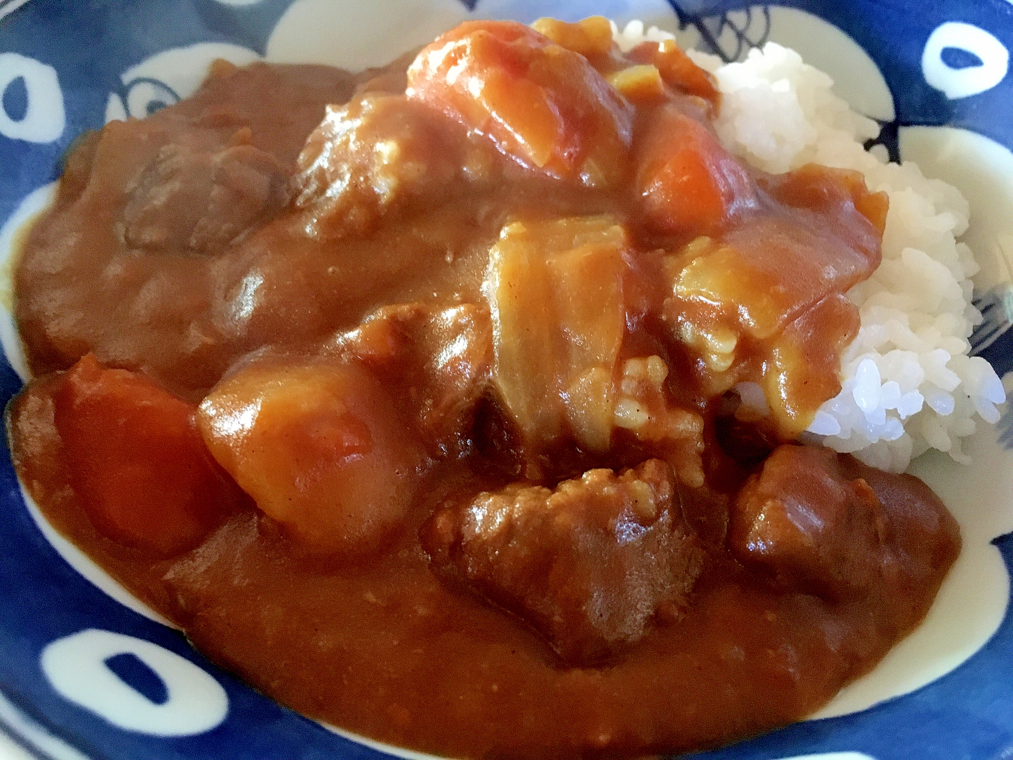 圧力鍋で♪牛肉ホロホロのカレー