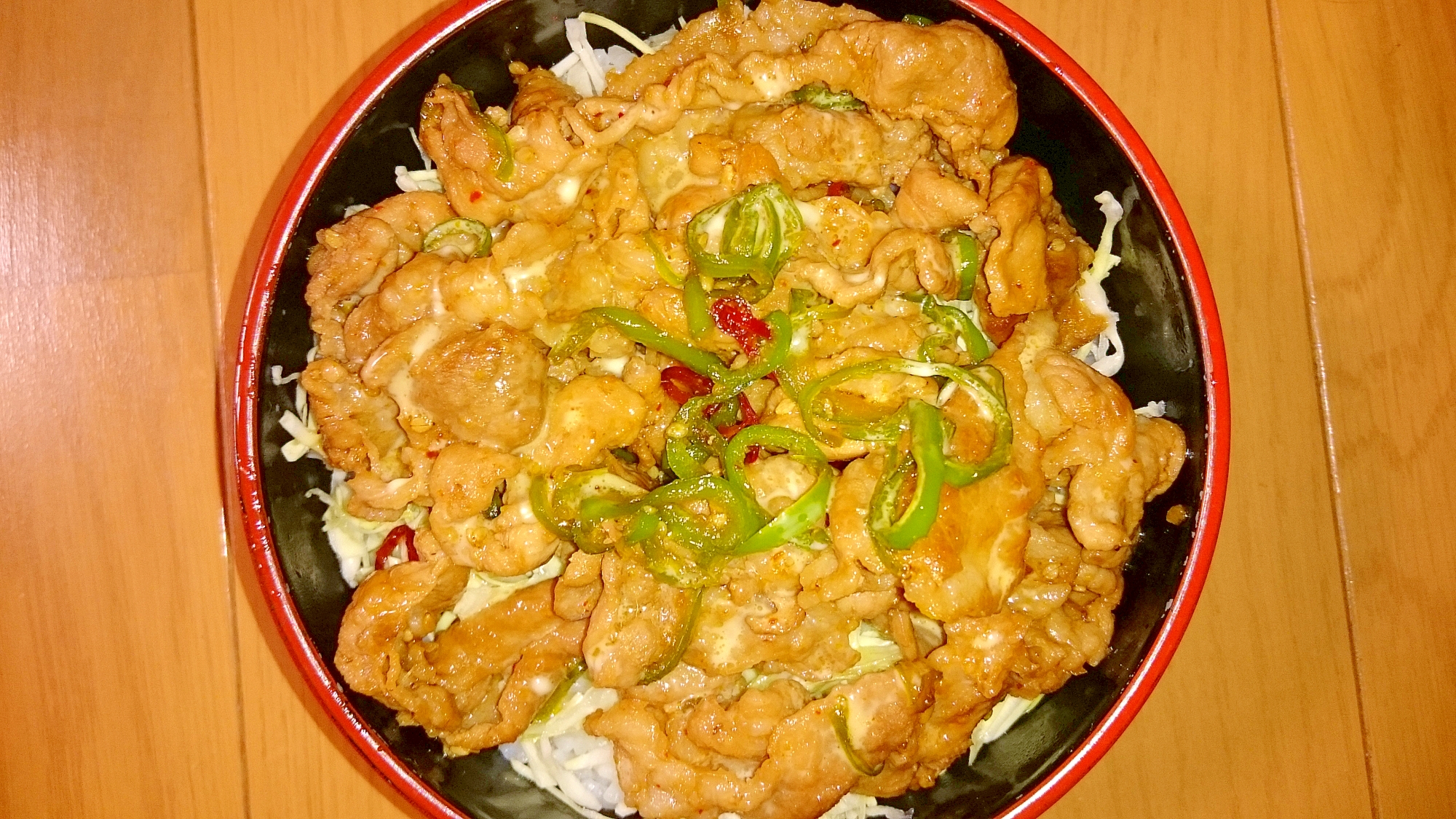 ご飯足りない!猛暑に負けない豚焼肉ドン!