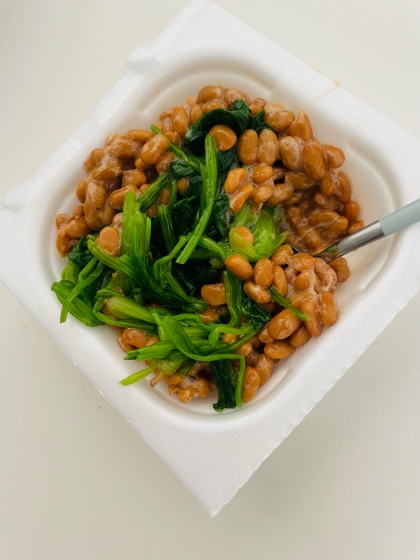 ほうれん草入り納豆