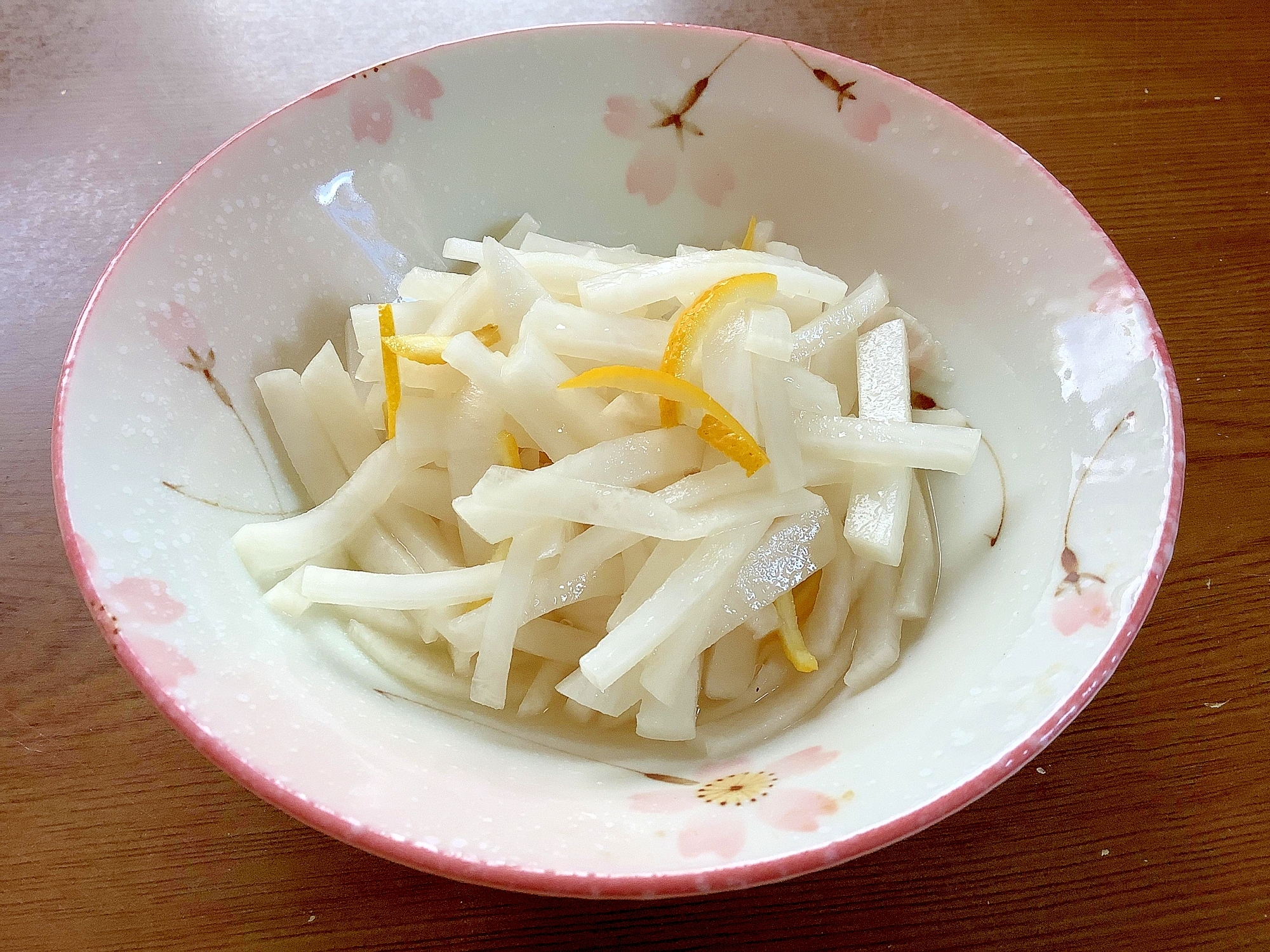 大根のなます柚子風味