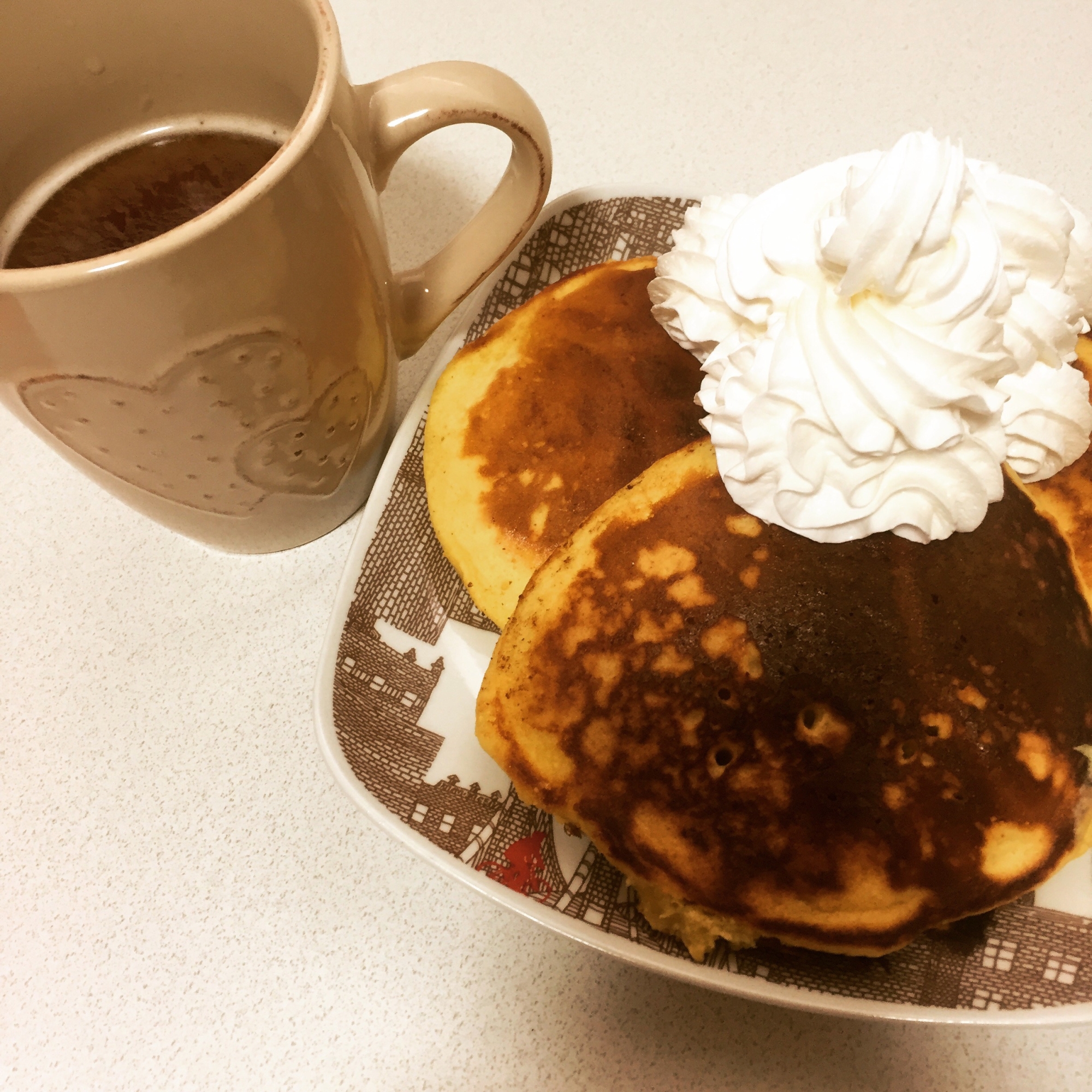 カボチャとおからのパンケーキ