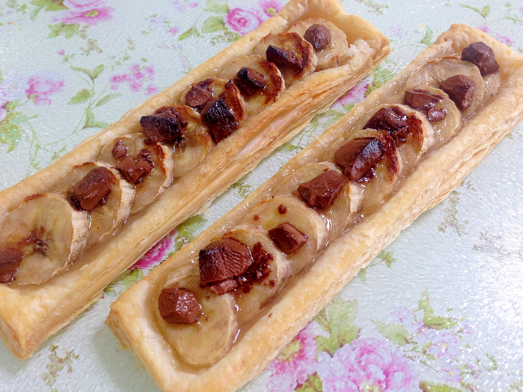 冷凍パイシートで チョコバナナスティックパイ レシピ 作り方 By うーころちゃん 楽天レシピ