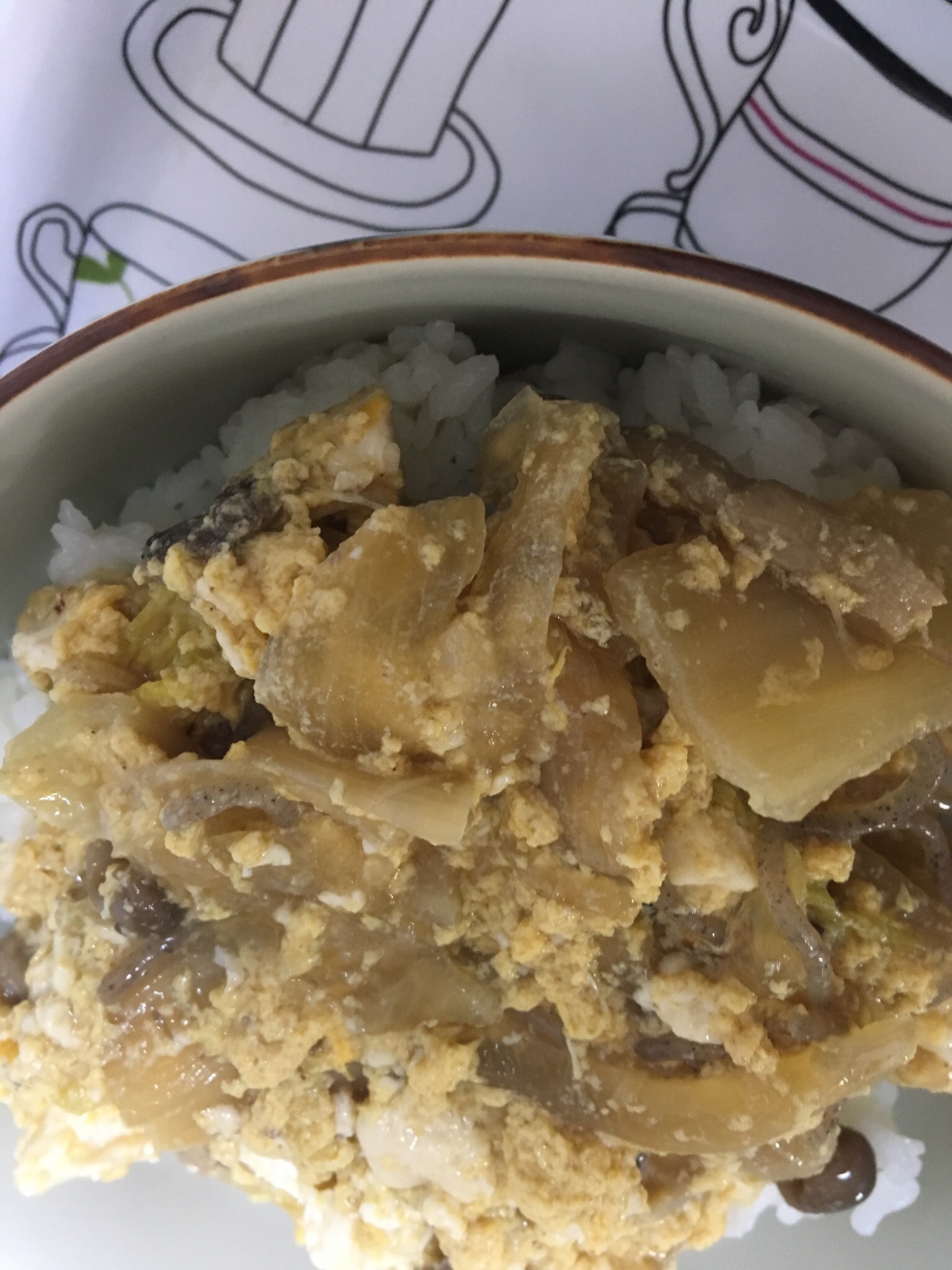 糸こんにゃく入り☆他人丼(^○^)