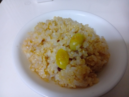 土鍋で銀杏ご飯