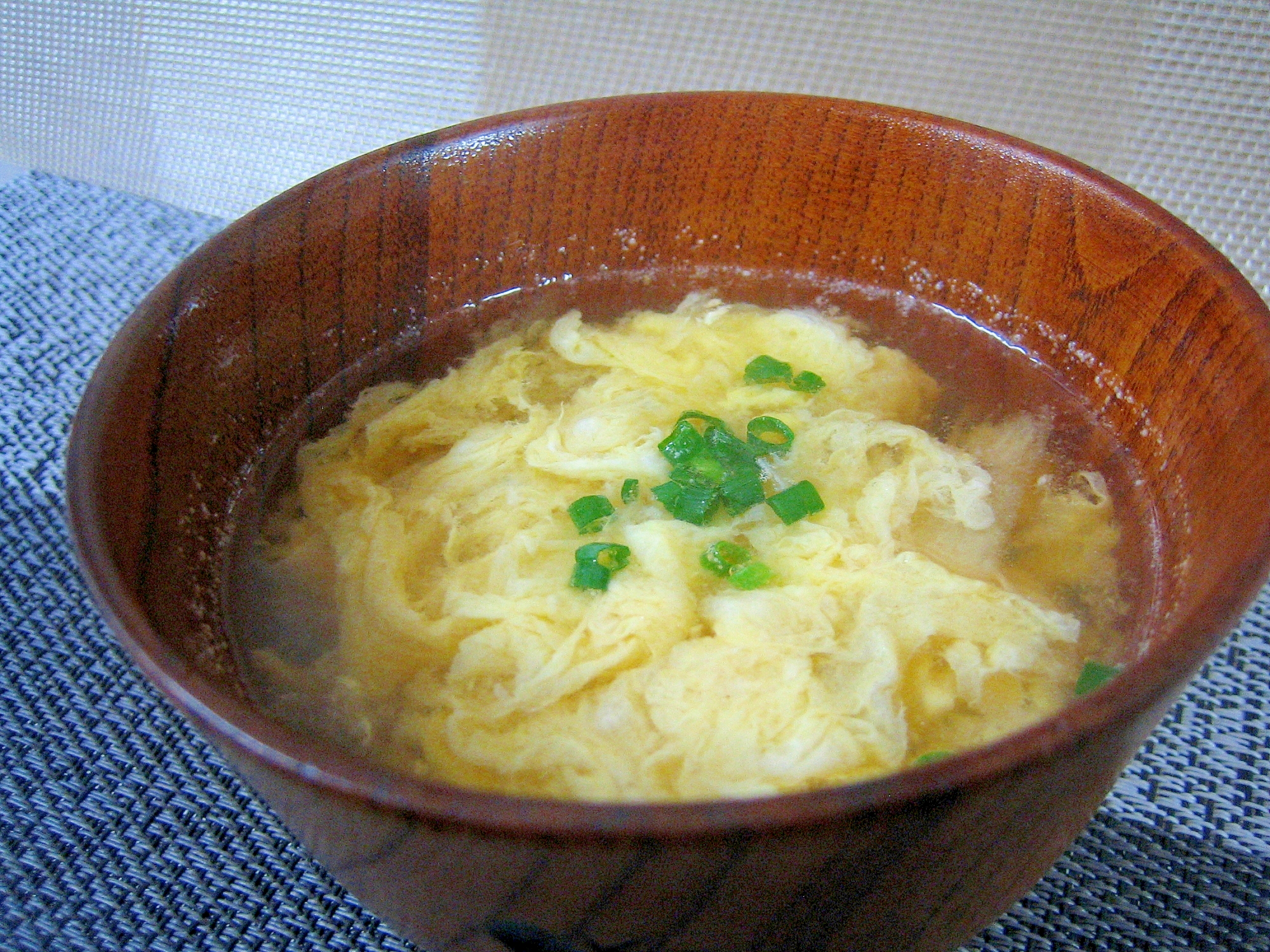 みょうがと卵の味噌汁　～我が家のレシピ～