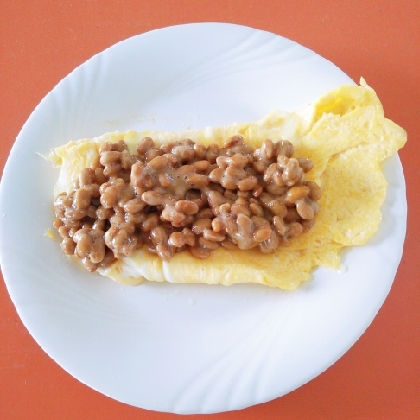 おはようございます(^^)栄養バッチリの納豆がけオムレツ、朝食に美味しく頂きました♪♪♪
ありがとうございました☆