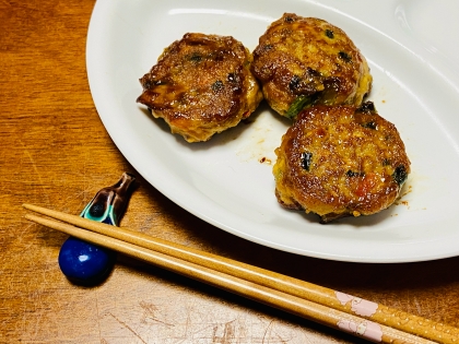 炒り豆腐をリメイク♪つくね焼き