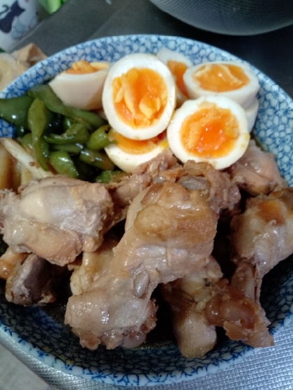 圧力鍋でほろほろ！手羽元のカンタン酢さっぱり煮♪