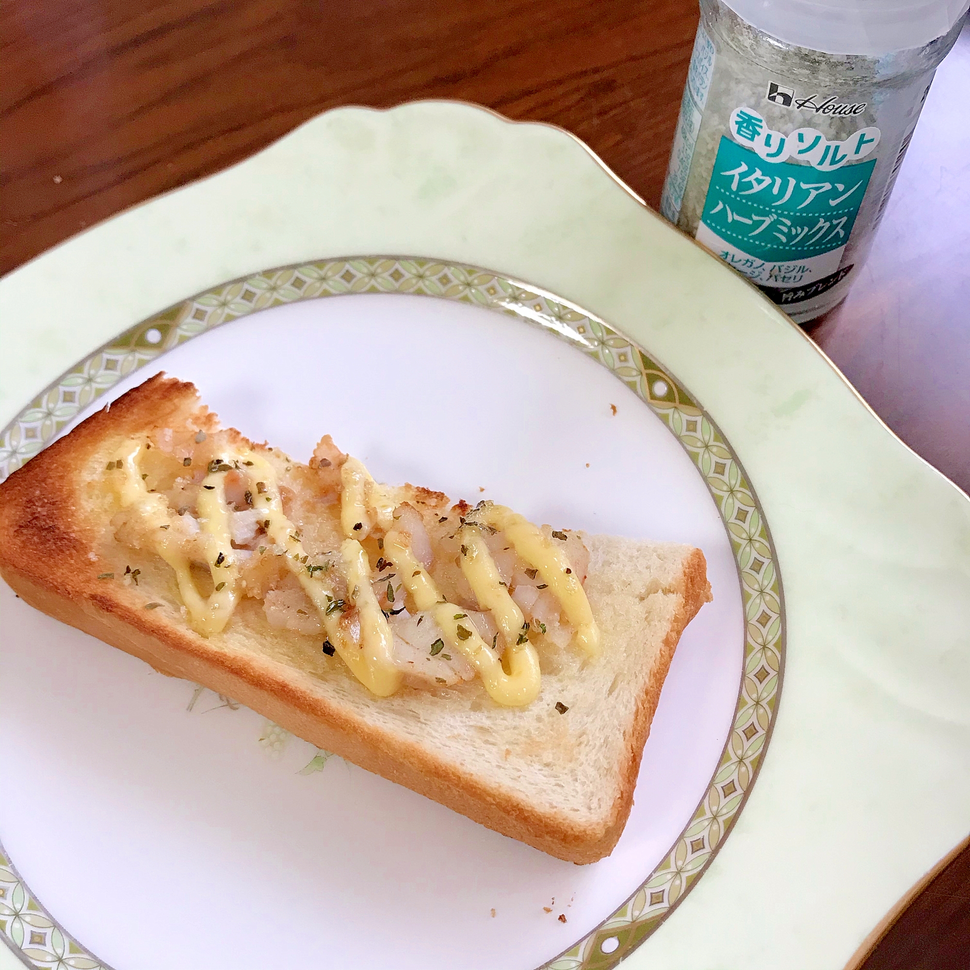 タラのハーブミックスマヨネーズトースト レシピ 作り方 By 水玉模様 楽天レシピ