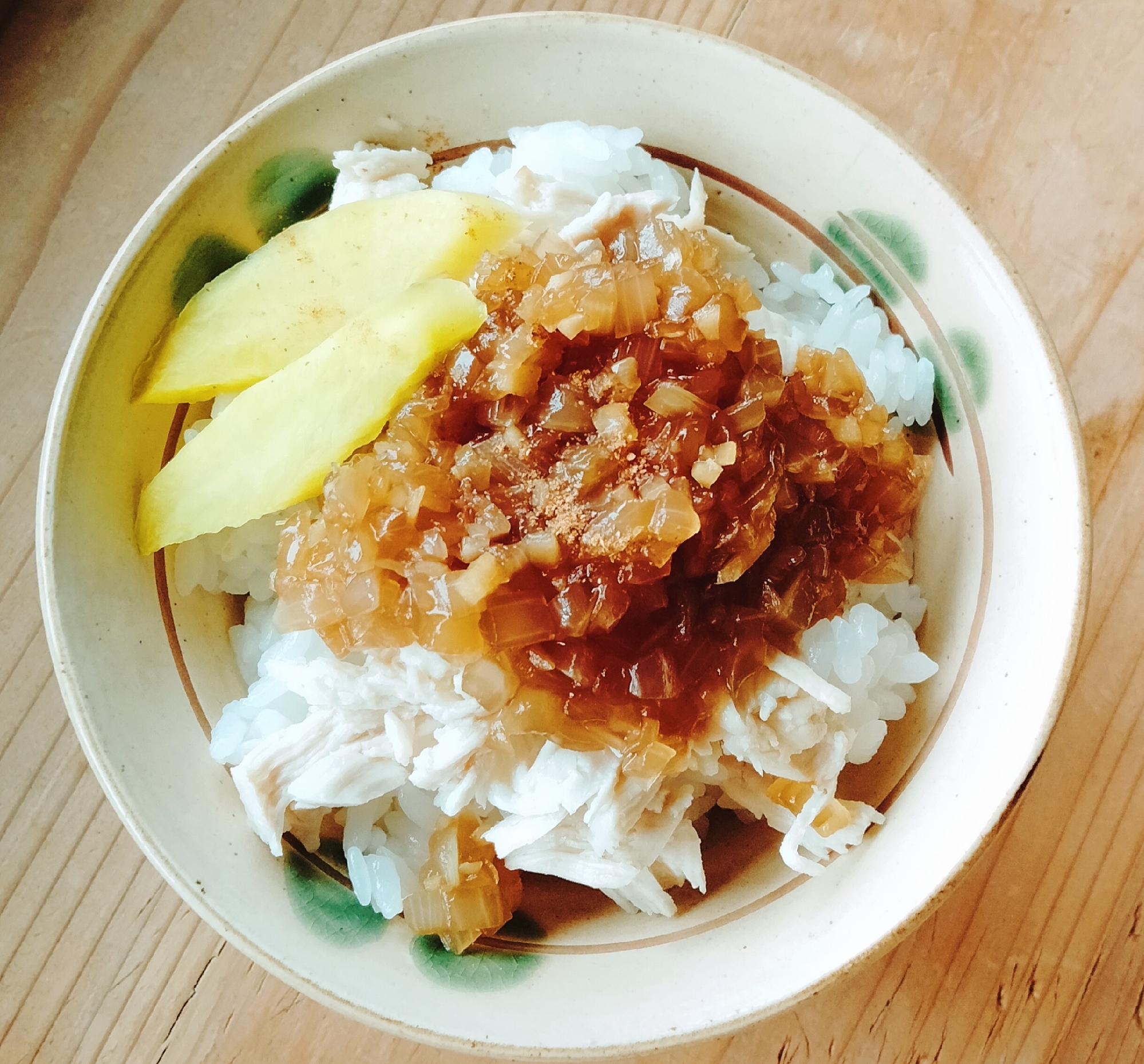 レンジで簡単♪鶏肉飯