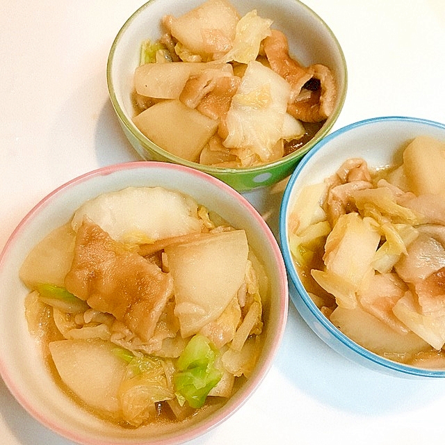 寒い日の晩ごはんに 白菜と大根と麩のほっこり煮物 レシピ 作り方 By えだ豆カシューナッツ 楽天レシピ