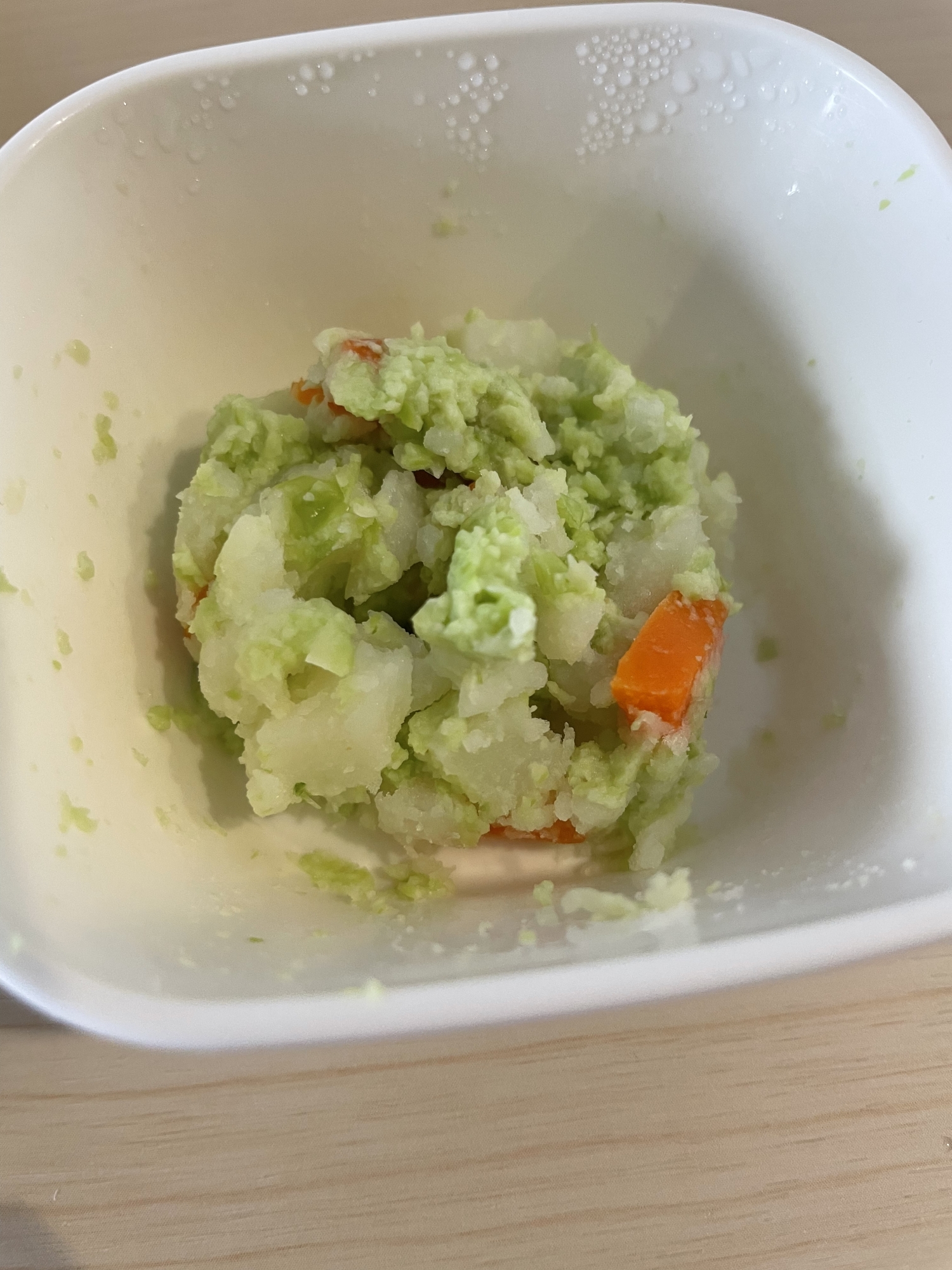 離乳食 枝豆サラダ レシピ 作り方 By すぅちゃちゃん 楽天レシピ