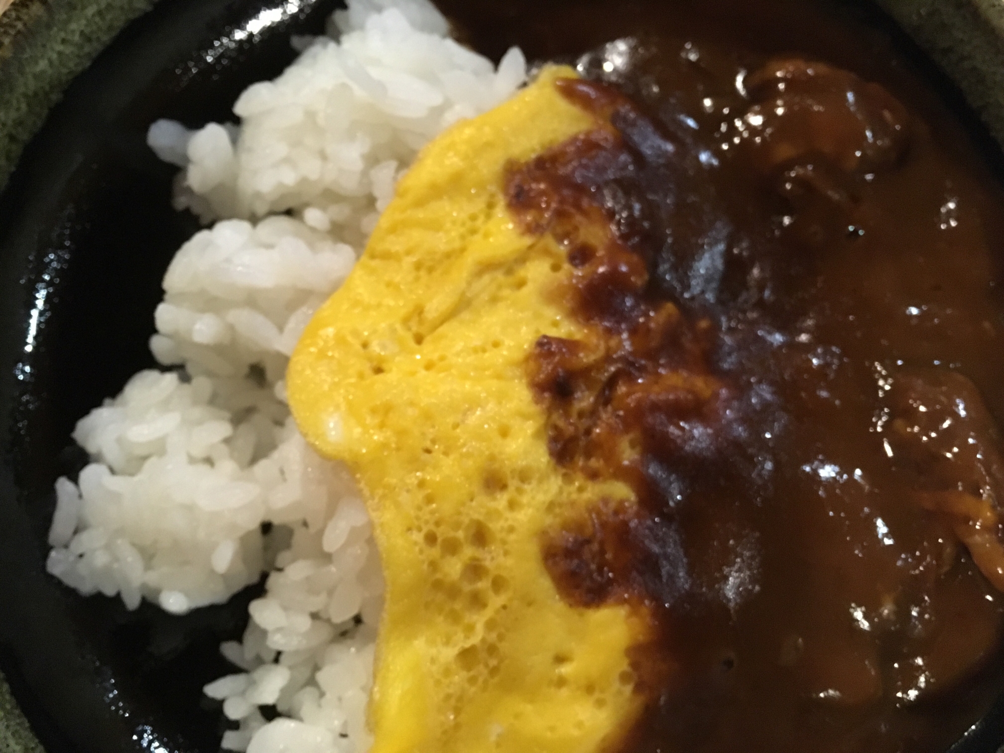 レトルトで簡単オムハヤシ