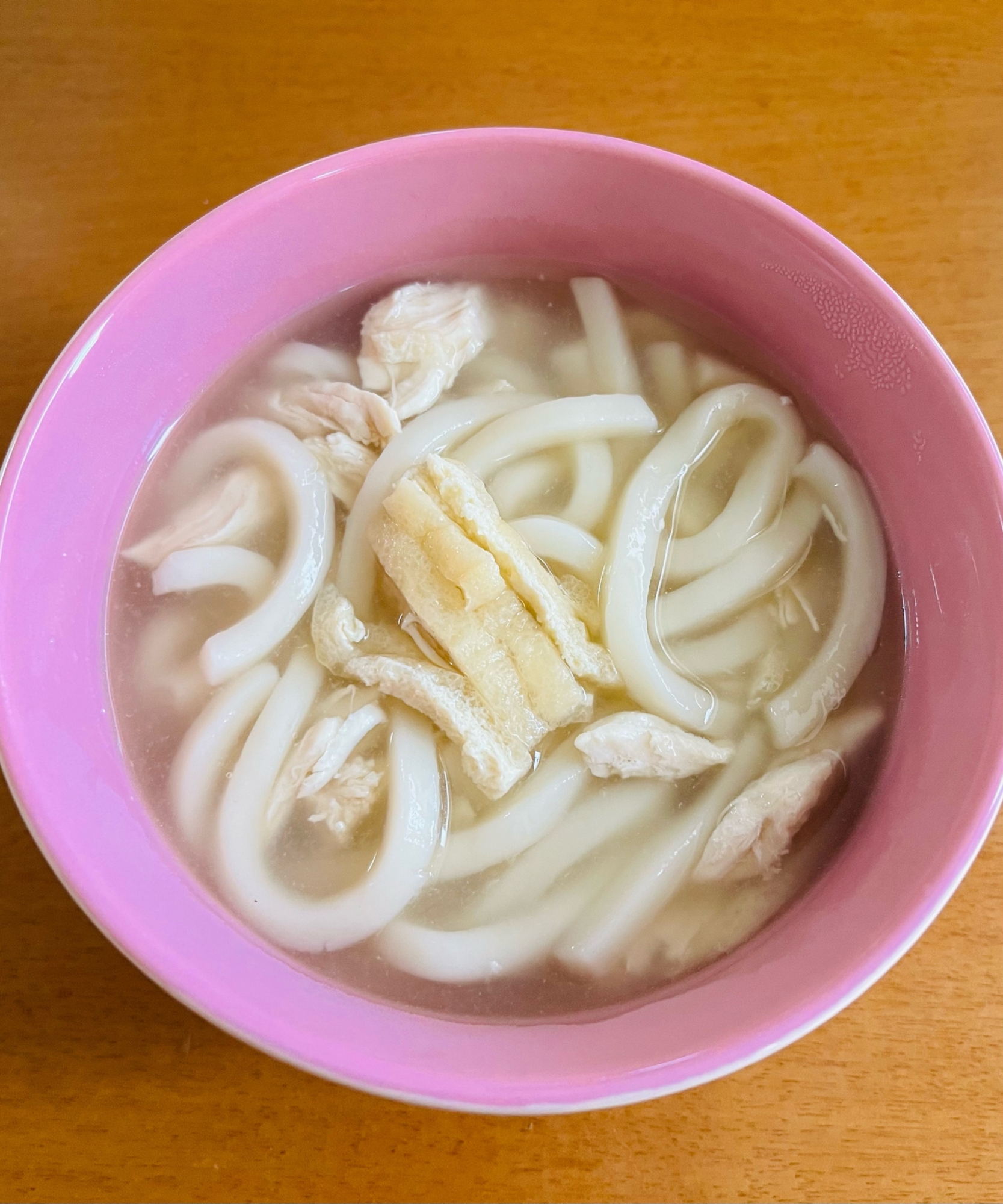 ささみと油揚げの胃に優しいうどん