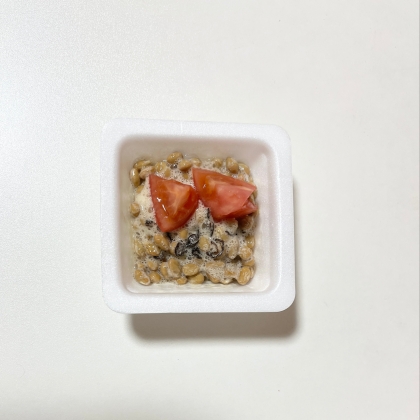 トマト納豆