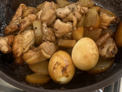 鶏肉と大根の甘辛煮