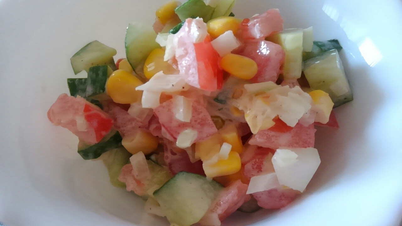 子供パクパク スプーンで食べようカラフルサラダ レシピ 作り方 By くうちゃんももこ 楽天レシピ 子供パクパク スプーンで食べようカラフルサラダ レシピ 作り方 By くうちゃんももこ 楽天レシピ