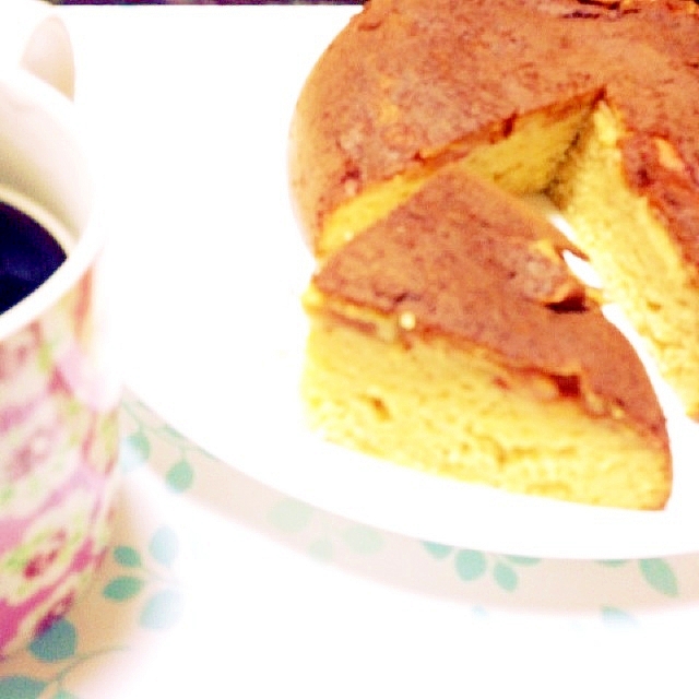 Hm 炊飯器で簡単 ヘルシー柿ケーキ レシピ 作り方 By Polaris36 楽天レシピ