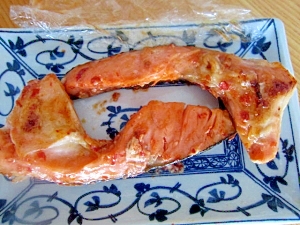 鮭塩麹豆板醤焼き
