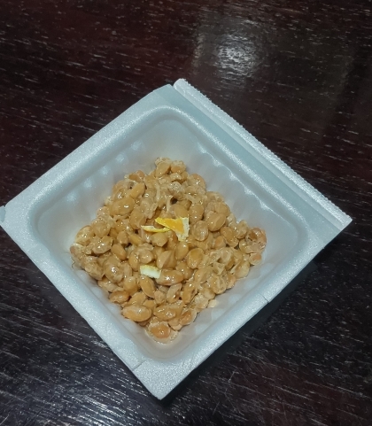 みかんの栄養たっぷり納豆、とてもおいしかったです♡
レポートありがとうございます(*^-^*)