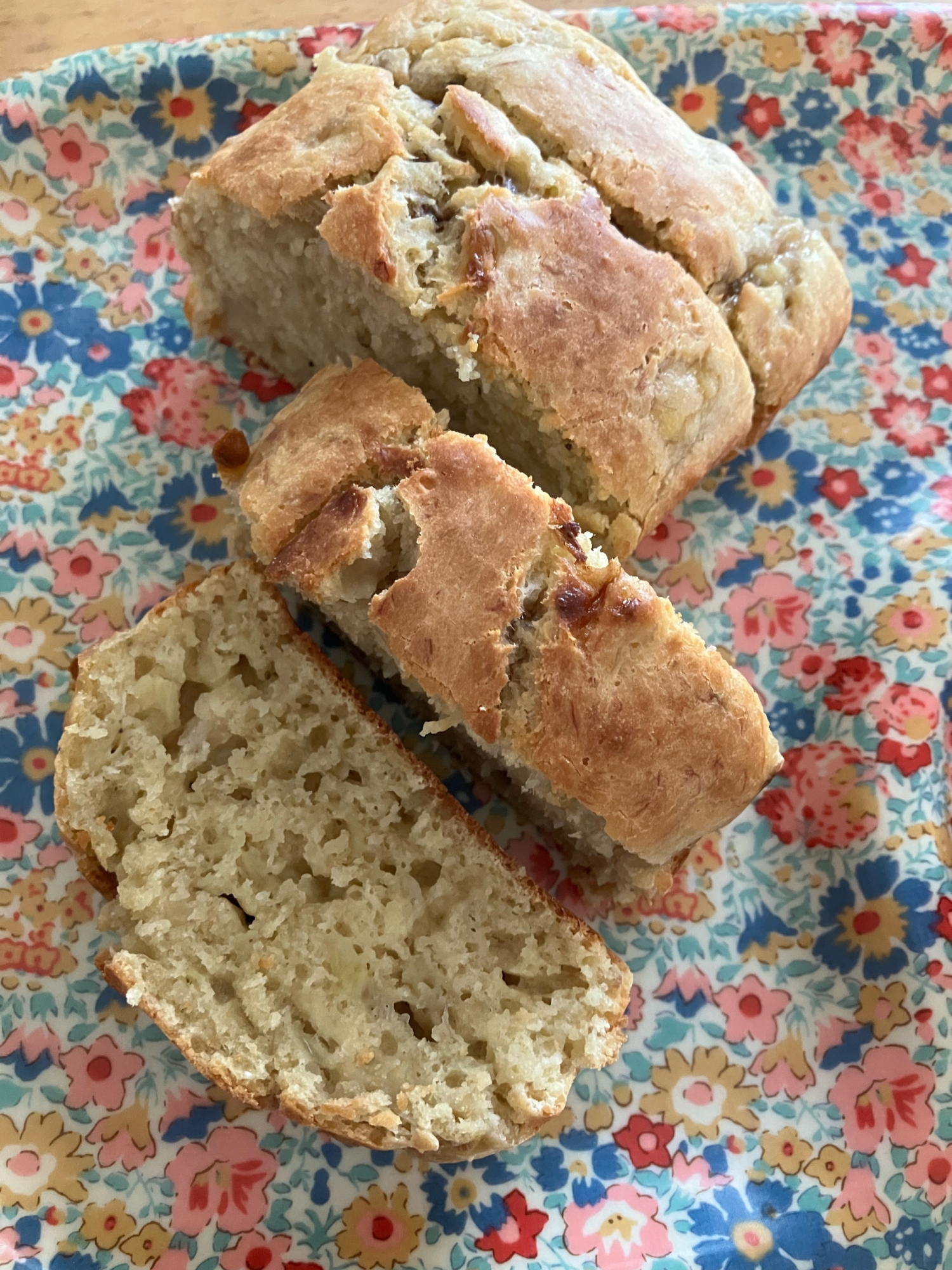 バナナケーキ混ぜて焼くだけ