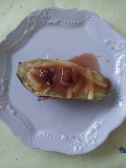 ♡甘じょっぱ♡国産チーズ＆かのや姫小豆✿紅はるか