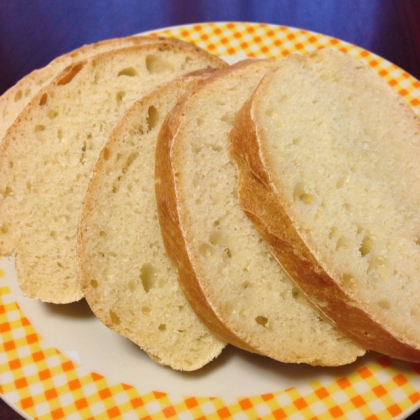 自家製酵母ストレート法でフランスパン（クッペ）
