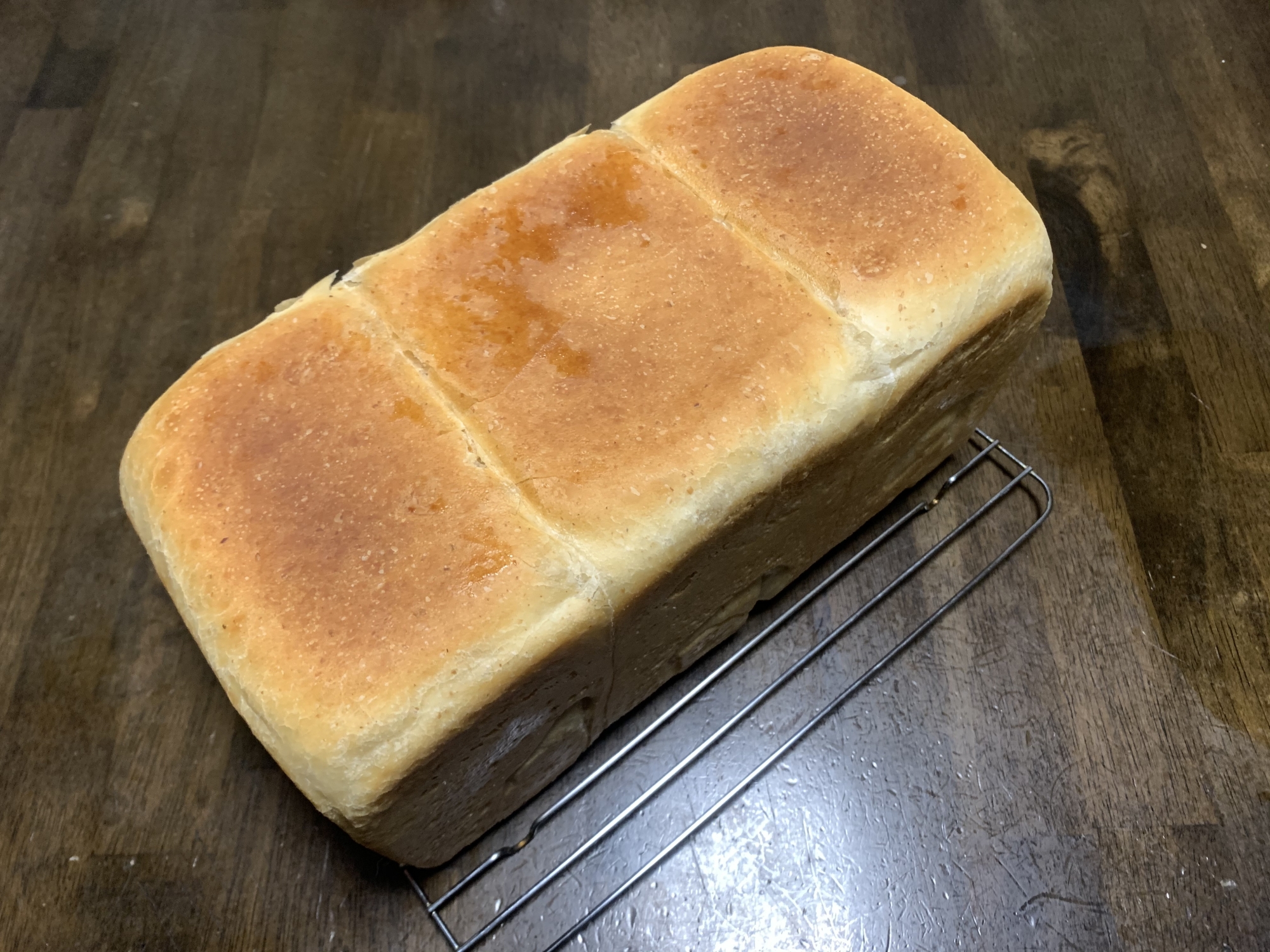 自家製酵母　自家製酵母パン　食パン　俵型成形