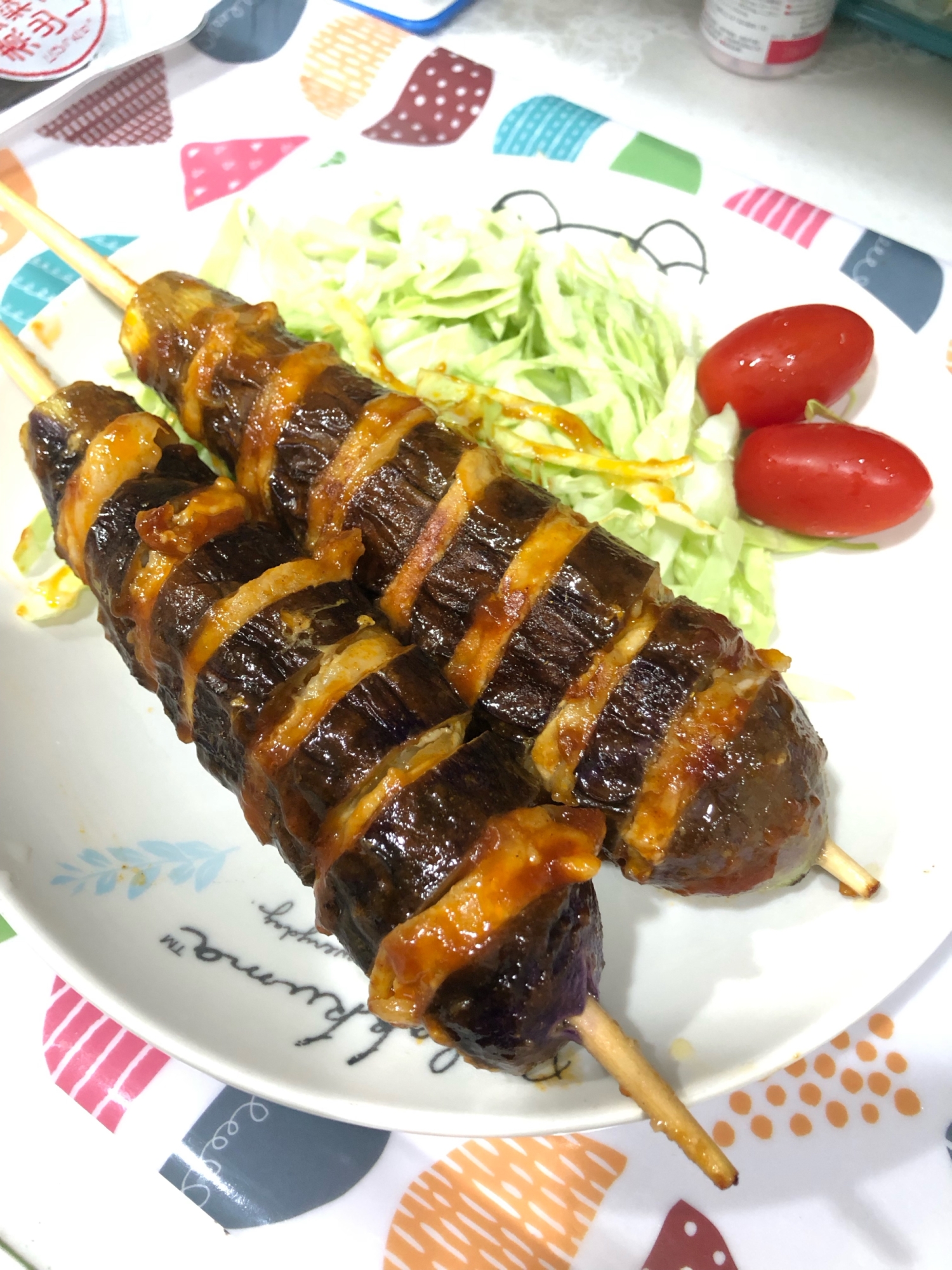 茄子と豚肉　トルネード