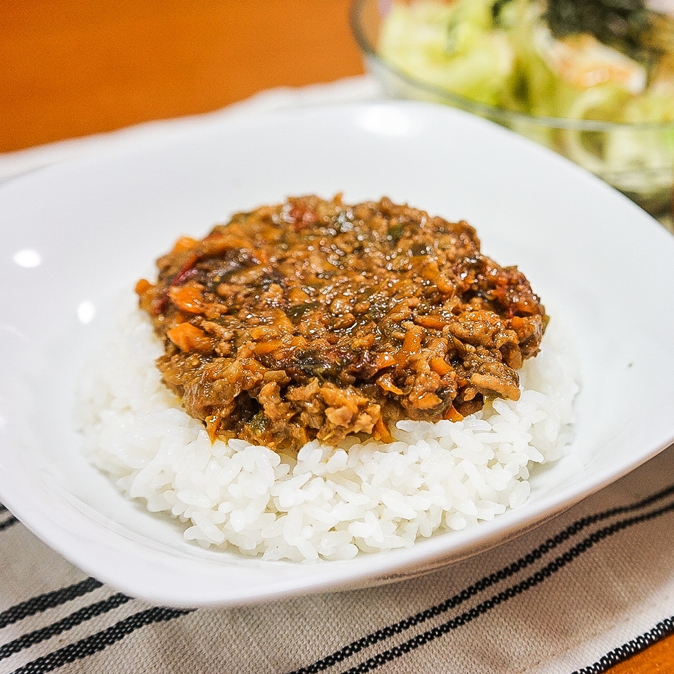 冷凍に最適★余り野菜の簡単キーマカレー