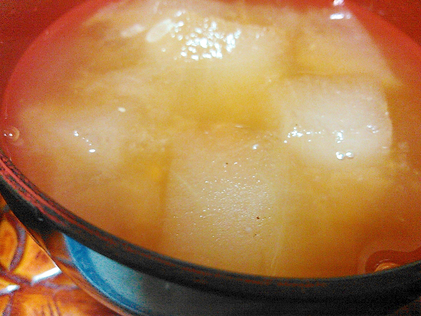 冬瓜の醤油もろみ味噌汁