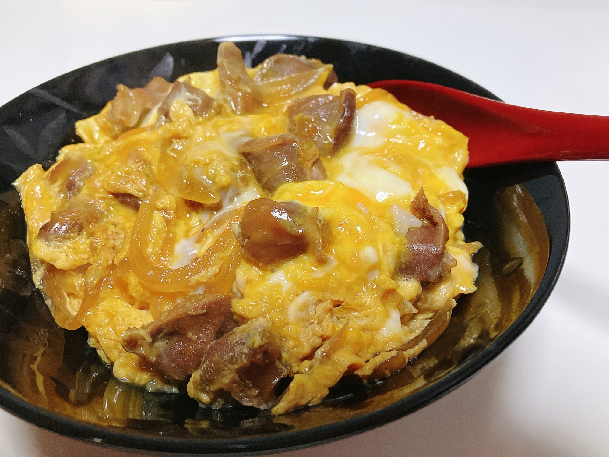 砂肝親子丼