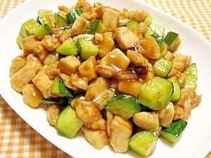 鶏肉ときゅうりとピーナッツの炒め物 宮爆鶏丁 レシピ 作り方 By はかせ55 楽天レシピ 鶏肉ときゅうりとピーナッツの炒め物 宮爆鶏丁 レシピ 作り方 By はかせ55 楽天レシピ