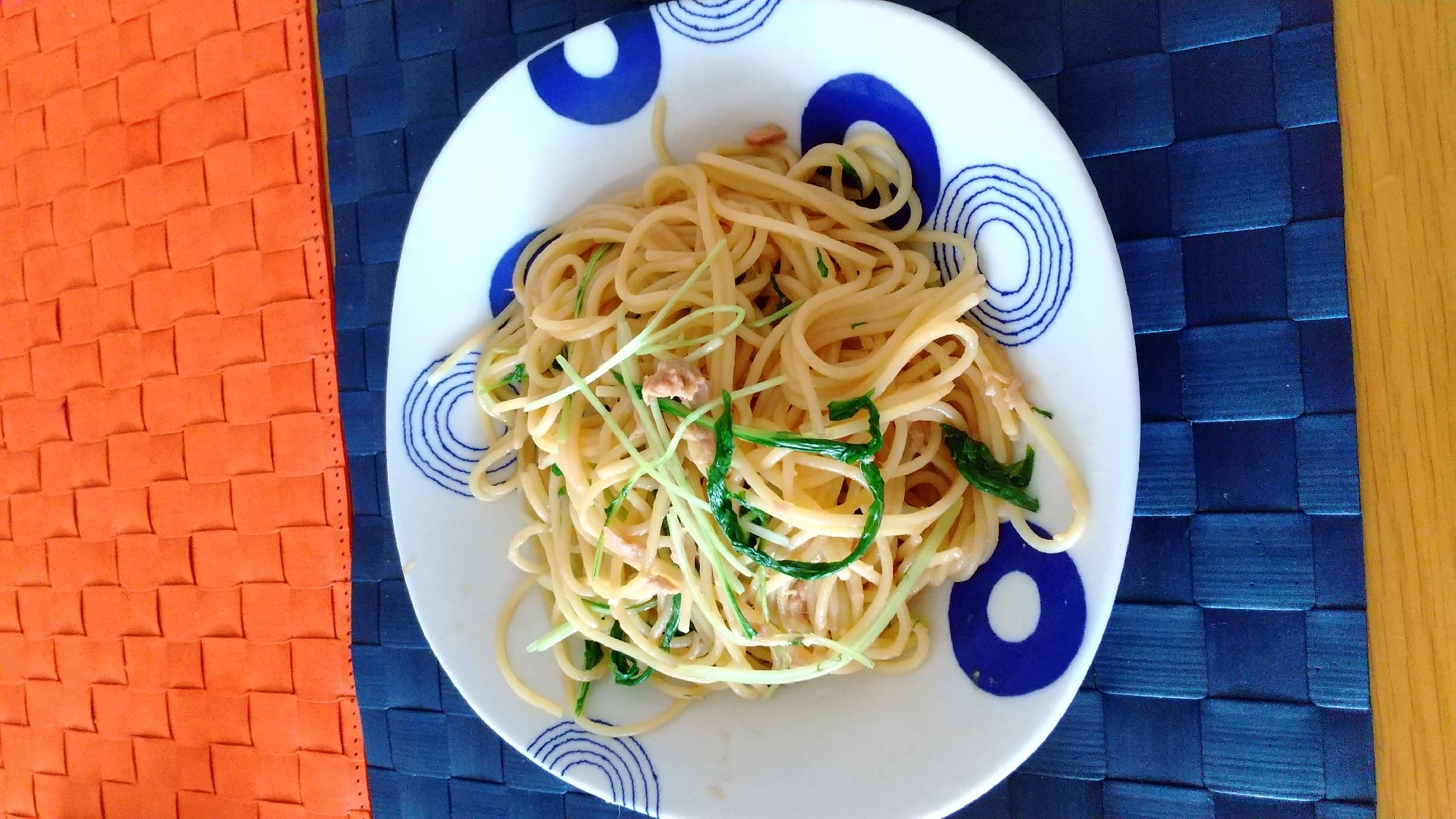 水菜とツナの和風パスタ レシピ 作り方 By Naog 楽天レシピ
