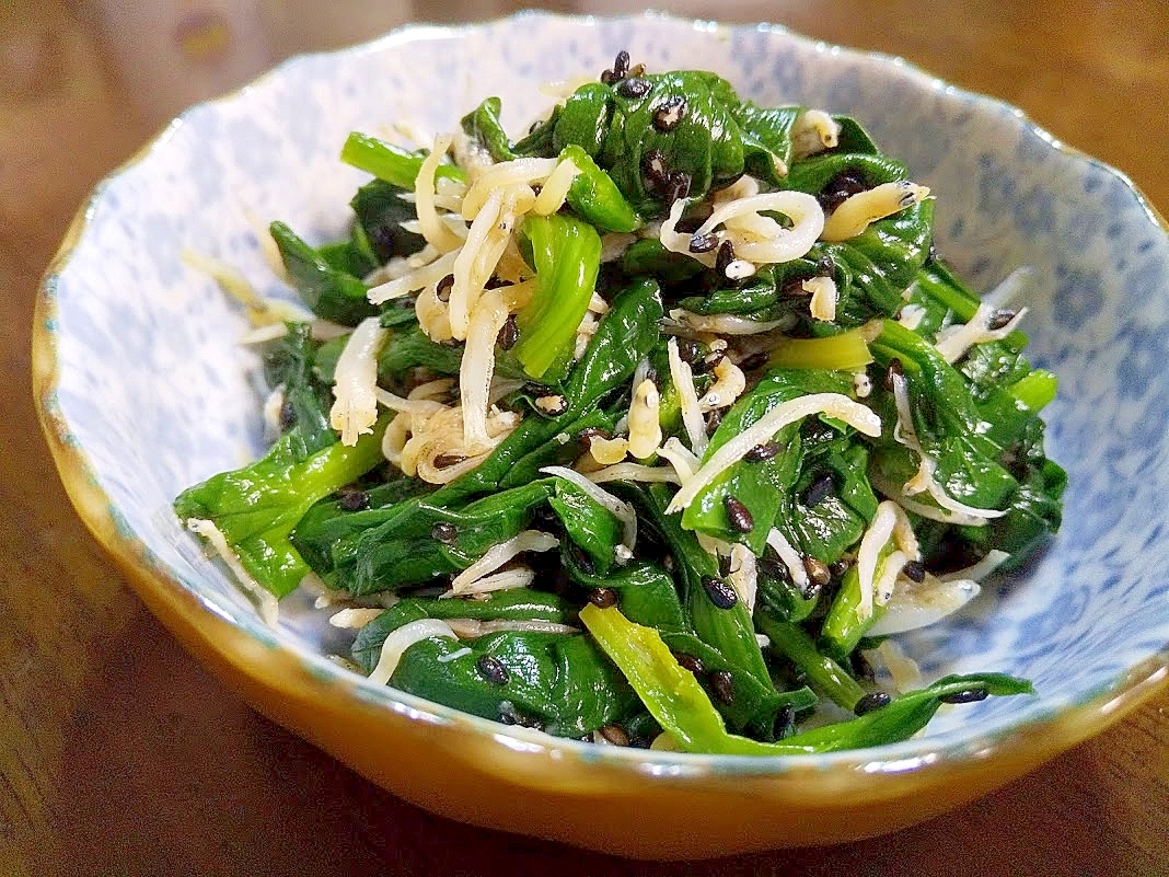 ほうれん草のじゃこ胡麻和え レシピ 作り方 By Fumi 楽天レシピ ほうれん草のじゃこ胡麻和え レシピ 作り方 By Fumi 楽天レシピ